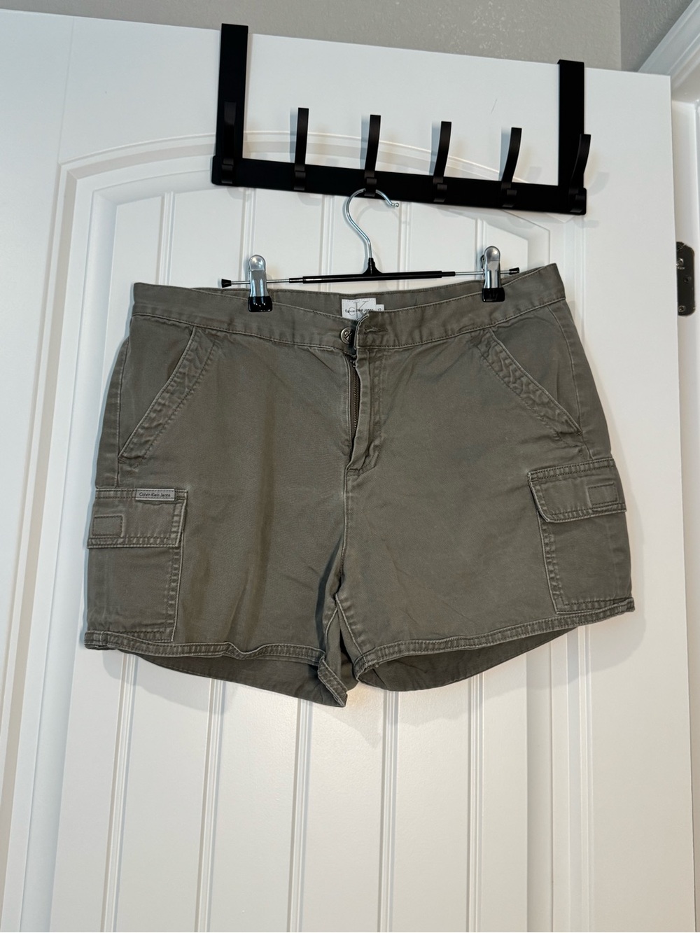 Calvin Klein Jeans Olive/Gray Cargo Shorts